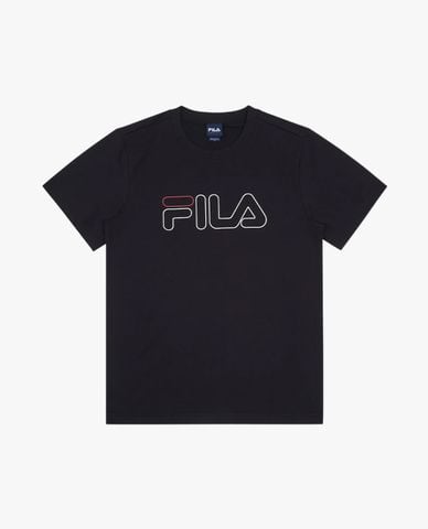  FILA - Áo thun unisex cổ tròn tay ngắn Life Regular Fit 3D 