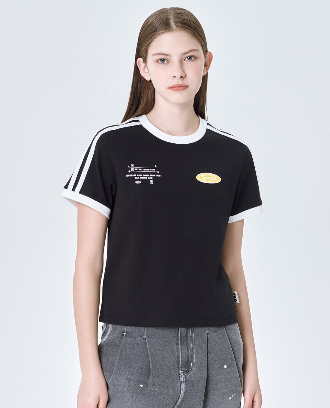 FILA - Áo thun nữ tay ngắn Heritage