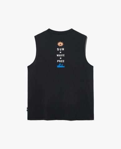  FILA - Áo ba lỗ unisex phối logo trẻ trung 