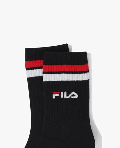  FILA - Vớ cổ cao unisex kẻ sọc thời trang 