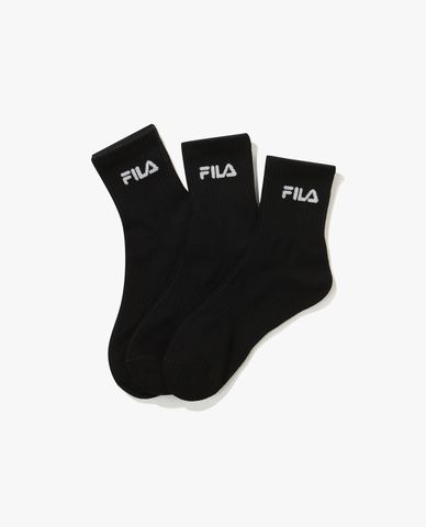  FILA - Vớ unisex cổ cao phối sọc Bundle Ankle 