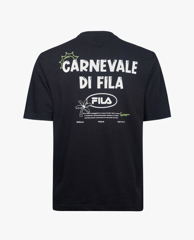  FILA - Áo thun unisex cổ tròn tay ngắn Carnevale 
