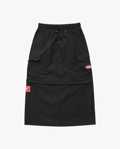  FILA - Chân váy phom suông midi phối dây rút Dna Cargo 