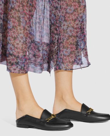  COACH - Giày đế bệt nữ phối mắc xích Helena 