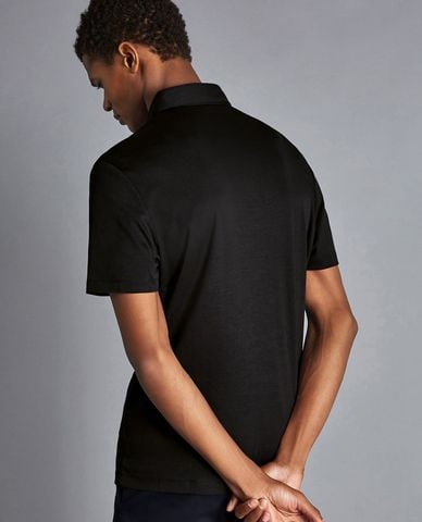  CHARLES TYRWHITT - Áo polo nam tay ngắn Smart Jersey 