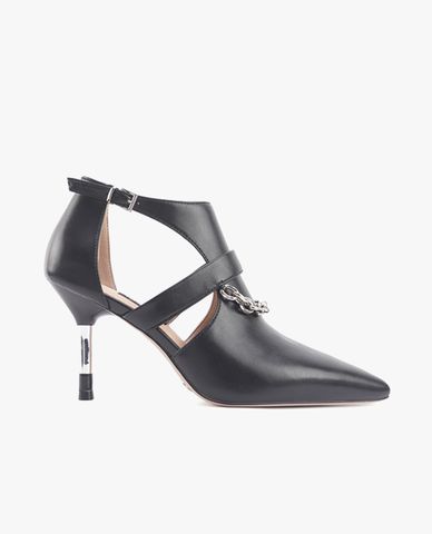  NINE WEST - Giày cao gót nữ bít mũi phối xích Marsel 