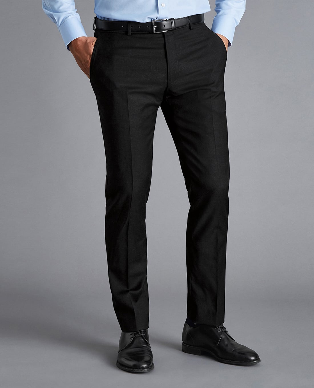 CHARLES TYRWHITT - Quần âu nam thanh lịch Natural Stretch Twill