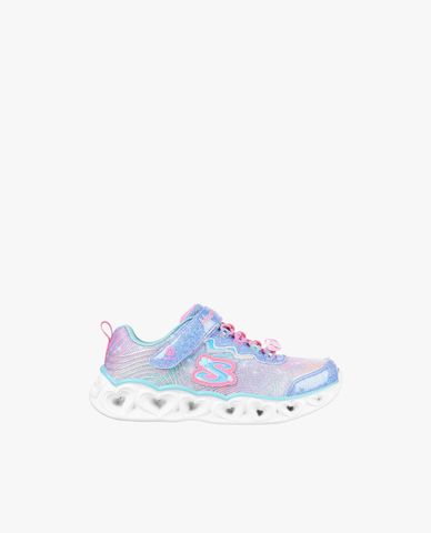  SKECHERS - Giày sneakers bé gái cổ thấp Heart Lights 