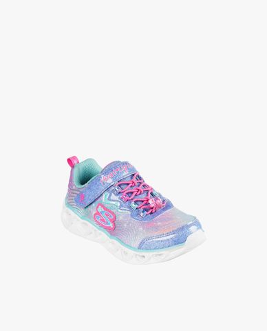  SKECHERS - Giày sneakers bé gái cổ thấp Heart Lights 