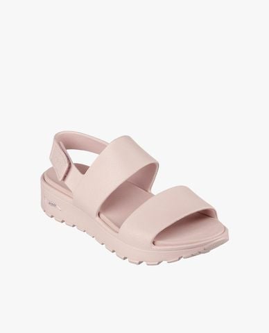  SKECHERS - Giày sandals nữ đế thấp quai ngang Foamies Arch Fit 