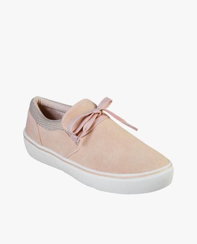  SKECHERS - Giày slip on nữ phối dây Goldie Savvy Suedes 