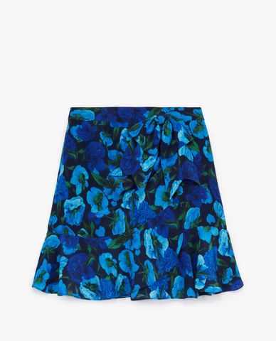  THE KOOPLES - Chân váy mini họa tiết hoa Printed Short Silk 