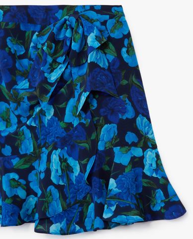  THE KOOPLES - Chân váy mini họa tiết hoa Printed Short Silk 