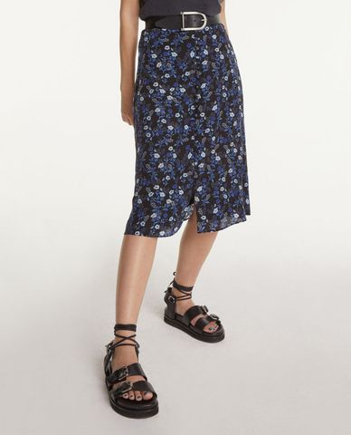  THE KOOPLES - Chân váy midi chữ A Pattern 