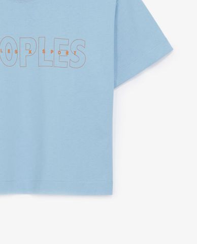  THE KOOPLES - Áo thun nữ cổ tròn tay ngắn Screen Print 