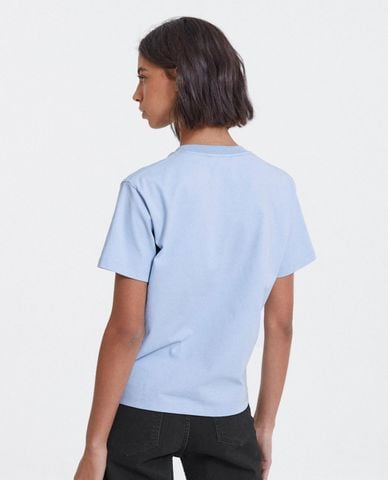  THE KOOPLES - Áo thun nữ tay ngắn cổ tròn Retro The Kooples Logo 