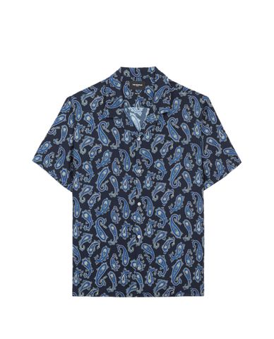  THE KOOPLES - Áo sơ mi nam tay ngắn Cashmere 