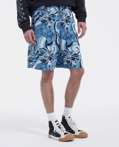  THE KOOPLES - Quần shorts nam lưng thun Psychedelic Print 