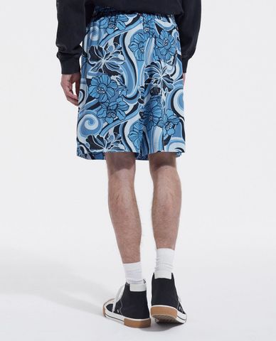 THE KOOPLES - Quần shorts nam lưng thun Psychedelic Print 