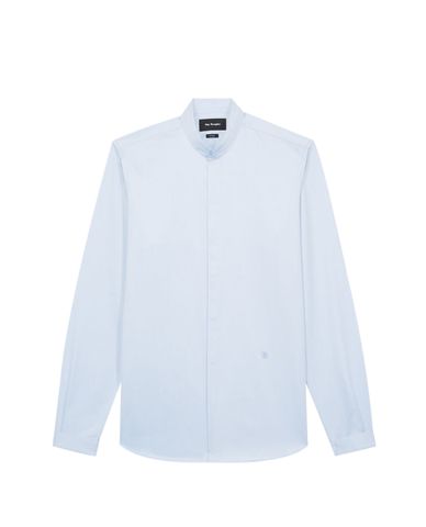  THE KOOPLES - Áo sơ mi nam cổ trụ Plain Cotton Twill 