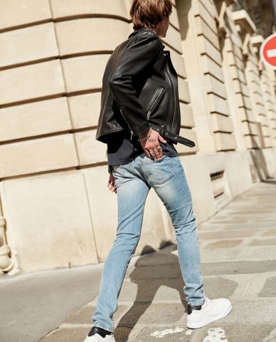  THE KOOPLES - Quần jeans nam denim Light Blue 