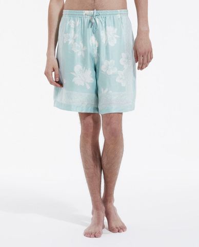  THE KOOPLES - Quần shorts nam lưng thun Bandanna Motif 