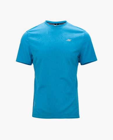  SKECHERS - Áo thun thể thao nam cổ tròn tay ngắn Performance 