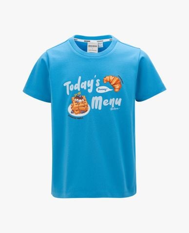  SKECHERS - Áo thun bé gái cổ tròn tay ngắn Food Truck 