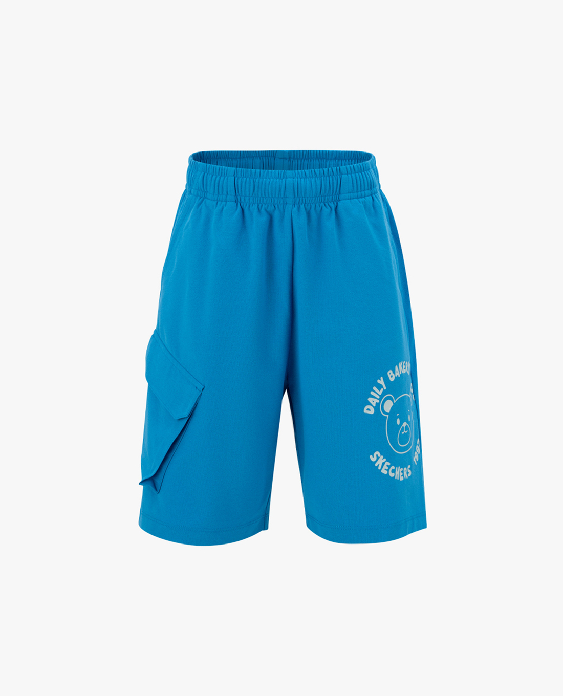 SKECHERS - Quần short bé trai lưng thun phối túi hộp