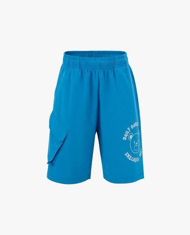  SKECHERS - Quần short bé trai lưng thun phối túi hộp 