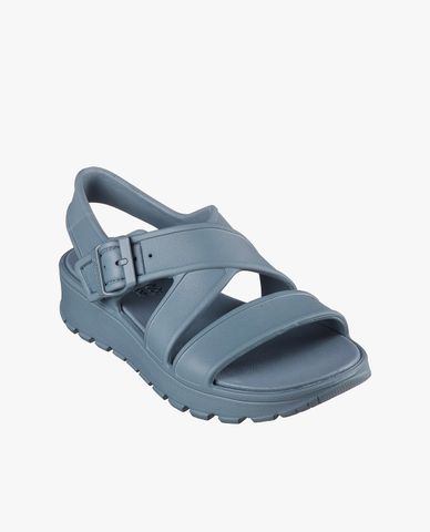  SKECHERS - Giày sandals nữ đế thấp quai chéo Summer Paradise 