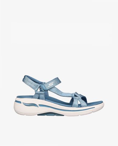  SKECHERS - Giày sandals nữ đế cao quai ngang GO WALK Arch Fit Elite 