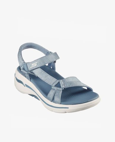  SKECHERS - Giày sandals nữ đế cao quai ngang GO WALK Arch Fit Elite 