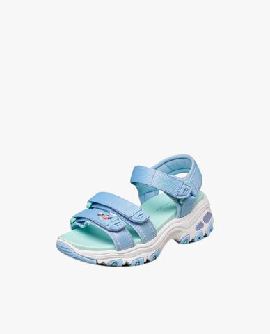 SKECHERS - Giày sandals bé gái quai ngang D'Lites 