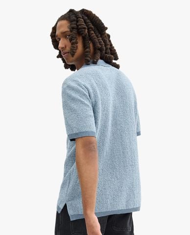  COACH - Áo polo nam cổ tròn tay ngắn phối túi nhỏ Sweater 