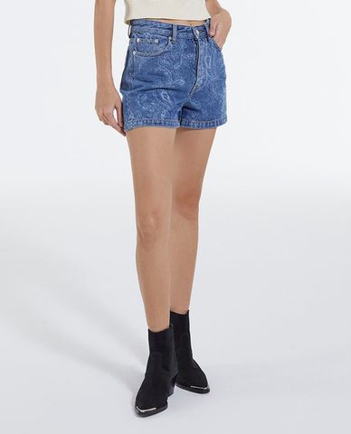  THE KOOPLES - Quần shorts nữ denim Cropped 