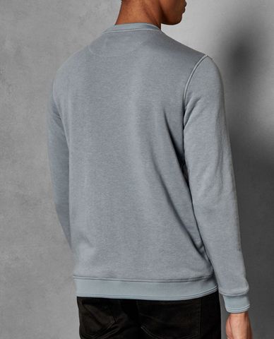  TED BAKER - Áo Sweatshirt nam tay dài cổ tròn Bizare 