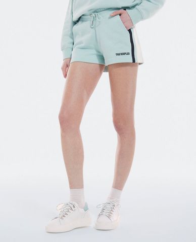  THE KOOPLES - Quần shorts nữ kẻ sọc lưng thun thời trang 