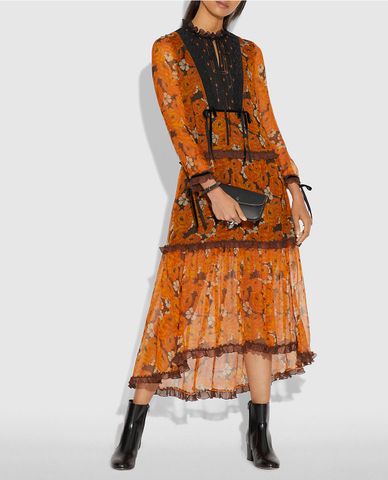  COACH - Túi cầm tay nữ nắp gập hình chữ nhật 