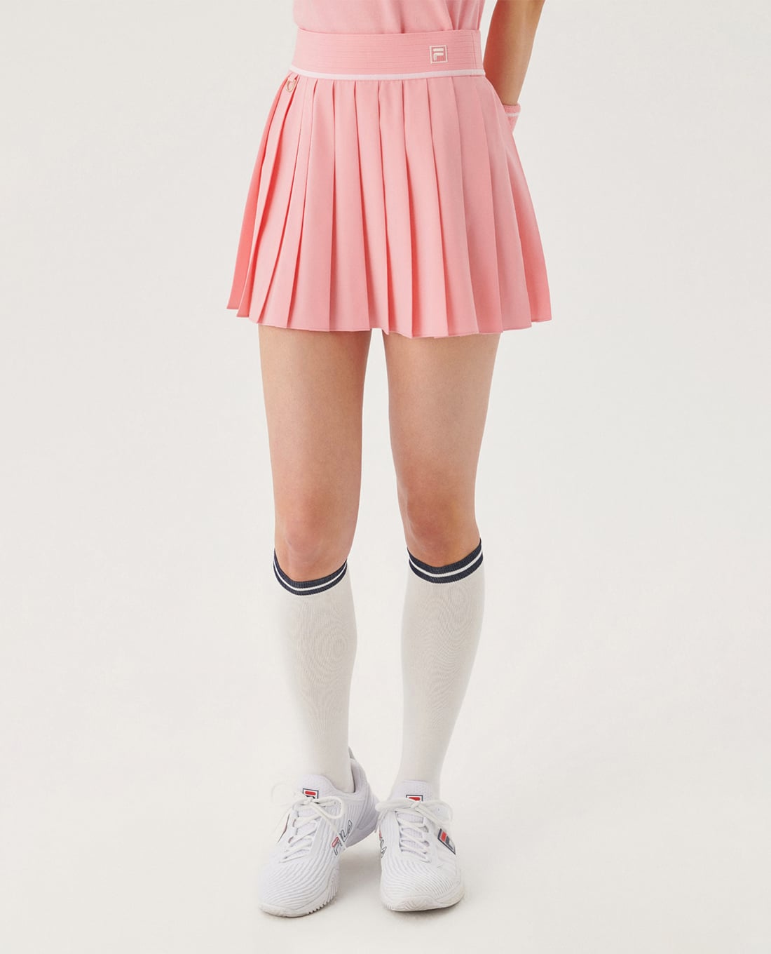 FILA - Chân váy xếp li mini Tennis