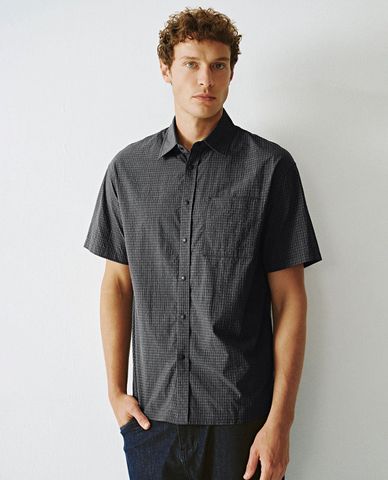  URBAN REVIVO - Áo sơ mi nam kẻ caro thời trang 