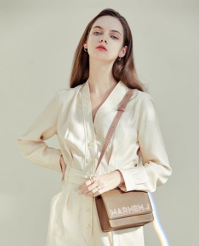  Marhen.J - Túi đeo chéo nữ chữ nhật Lucy Pop 