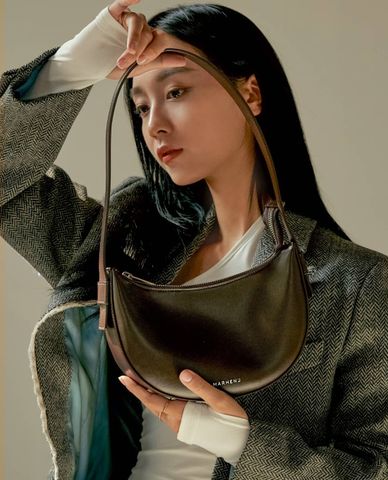  Marhen.J - Túi đeo vai nữ dáng trăng khuyết Fino 