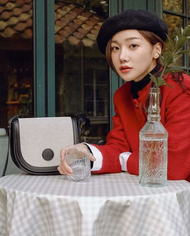  Marhen.J - Túi đeo chéo nữ nắp gập Monika 