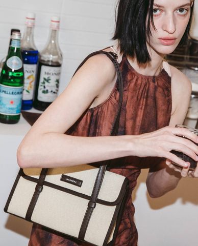  Marhen.J - Túi đeo vai chữ nhật nắp gập Flap 