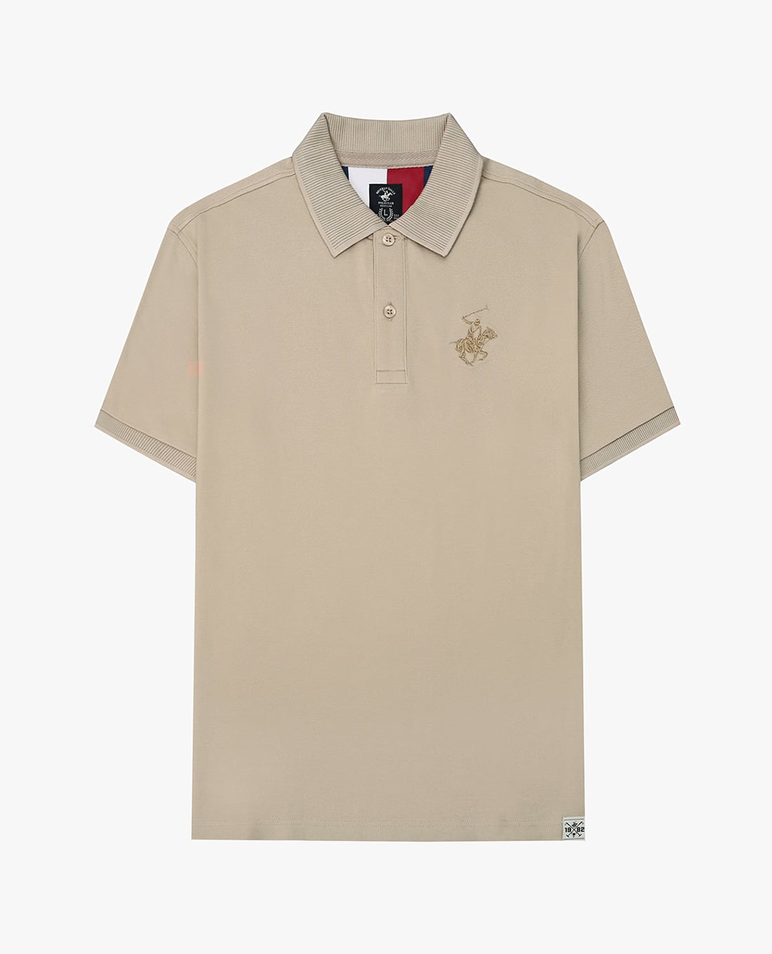 BEVERLY HILLS POLO CLUB - Áo polo nam cổ bẻ tay ngắn thời trang