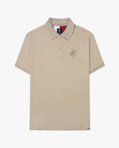  BEVERLY HILLS POLO CLUB - Áo polo nam cổ bẻ tay ngắn thời trang 
