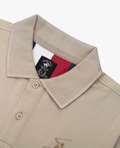  BEVERLY HILLS POLO CLUB - Áo polo nam cổ bẻ tay ngắn thời trang 