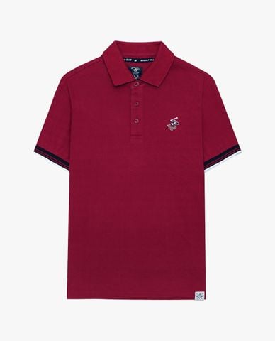  BEVERLY HILLS POLO CLUB - Áo polo nam cổ tròn tay ngắn hiện đại 