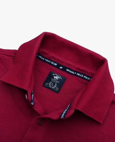  BEVERLY HILLS POLO CLUB - Áo polo nam cổ tròn tay ngắn hiện đại 